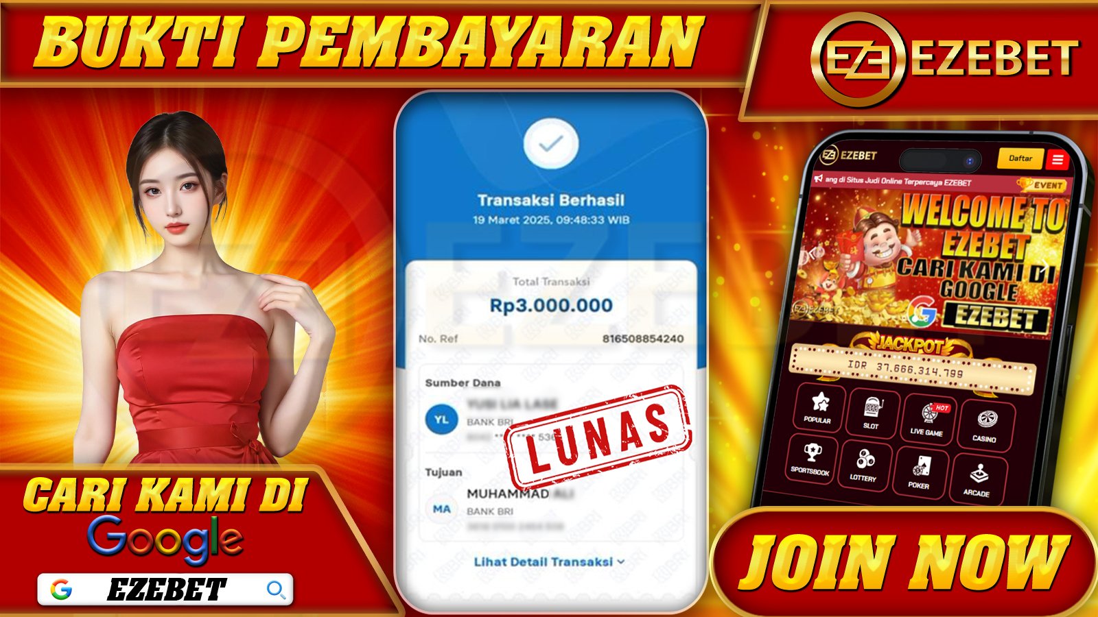 EZEBET KEMENANGAN SLOT GAMES MUSEUM MYSTERY Rp. 3.000.000,- LUNAS