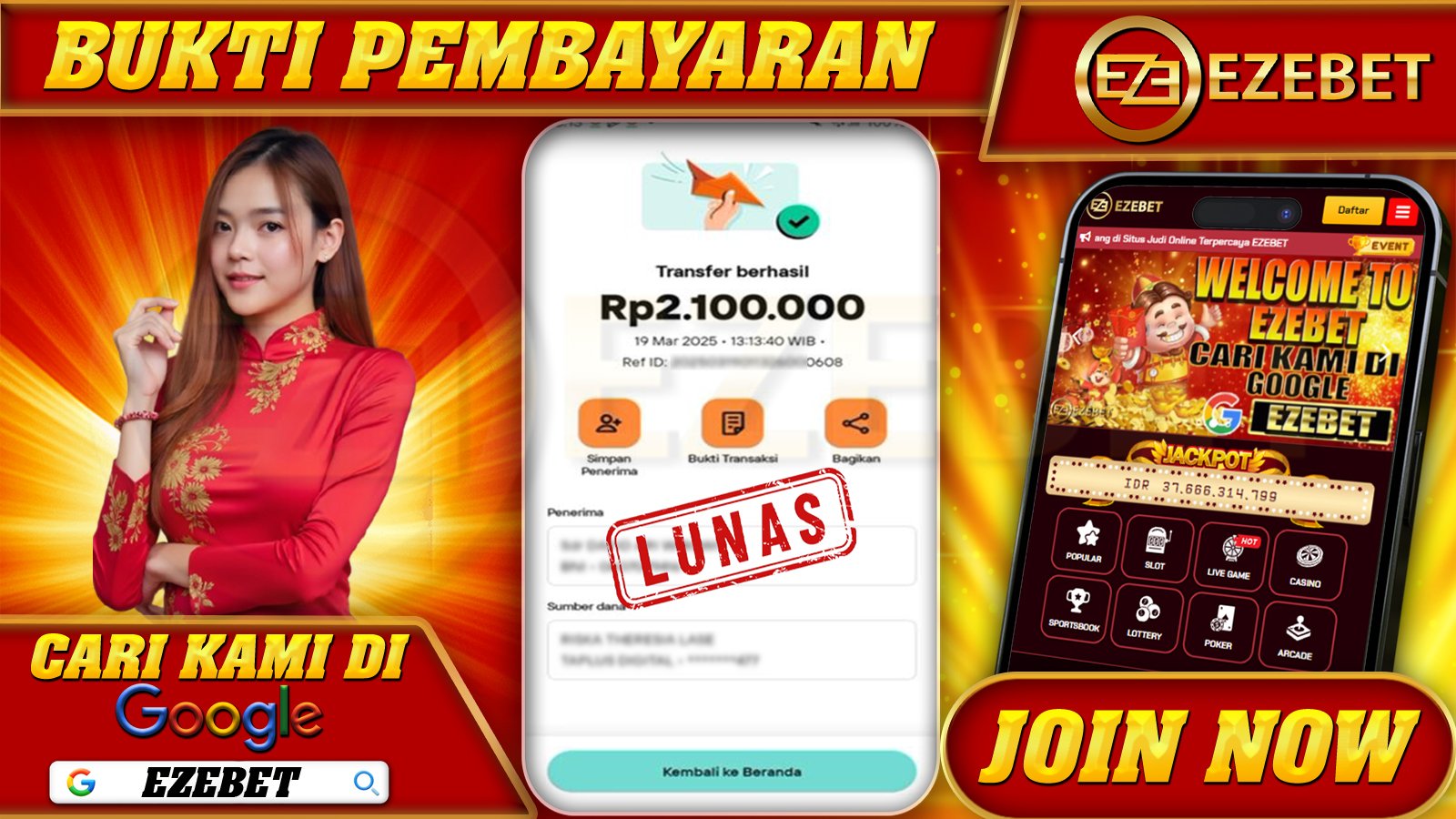 EZEBET KEMENANGAN SLOT GAMES LUCKY NEKO Rp. 2.100.000,- LUNAS