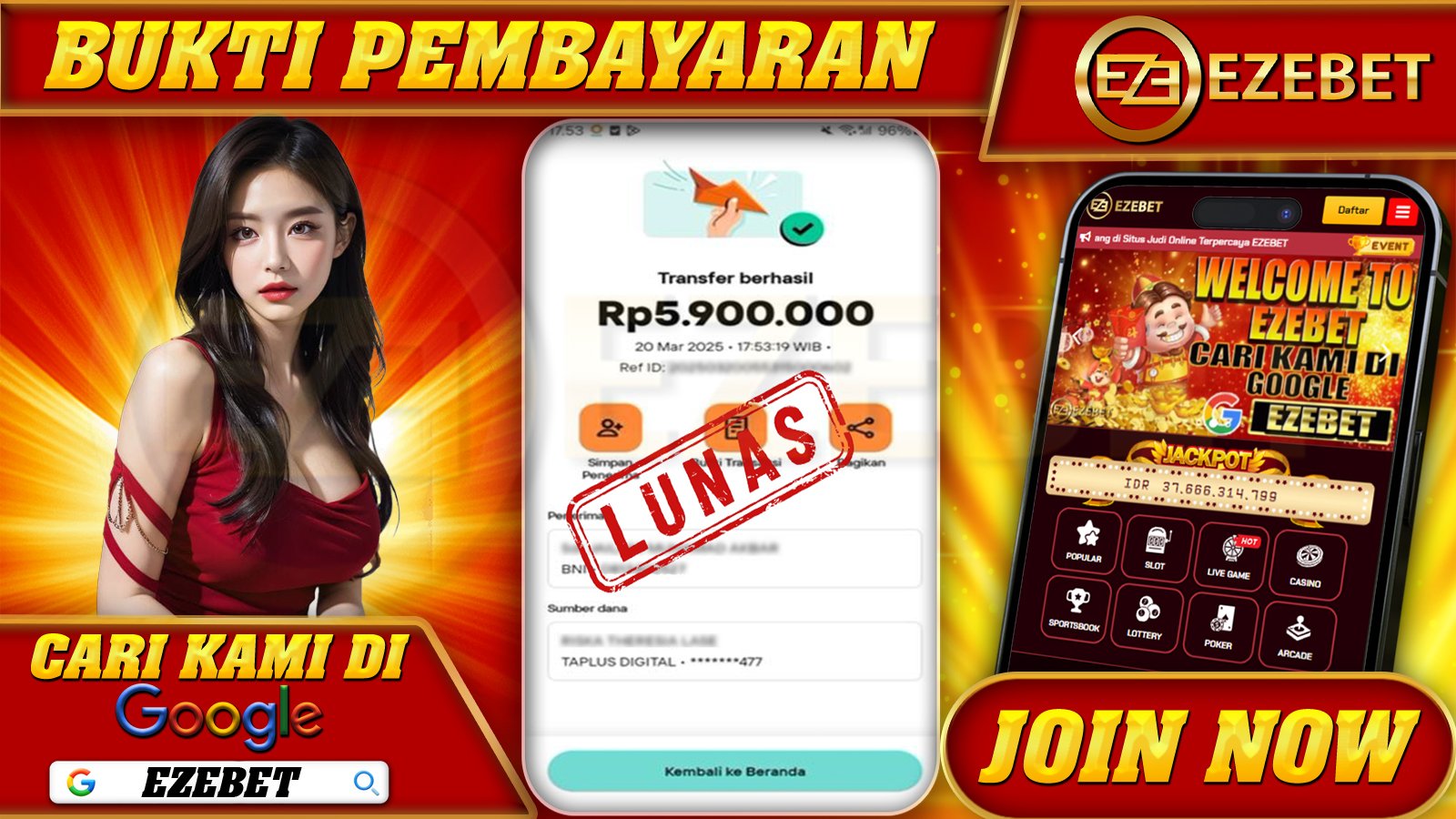 EZEBET KEMENANGAN MEMBER SLOT GAMES WILD BOUNTY SHOWDOWN Rp. 5.900.000,- LUNAS