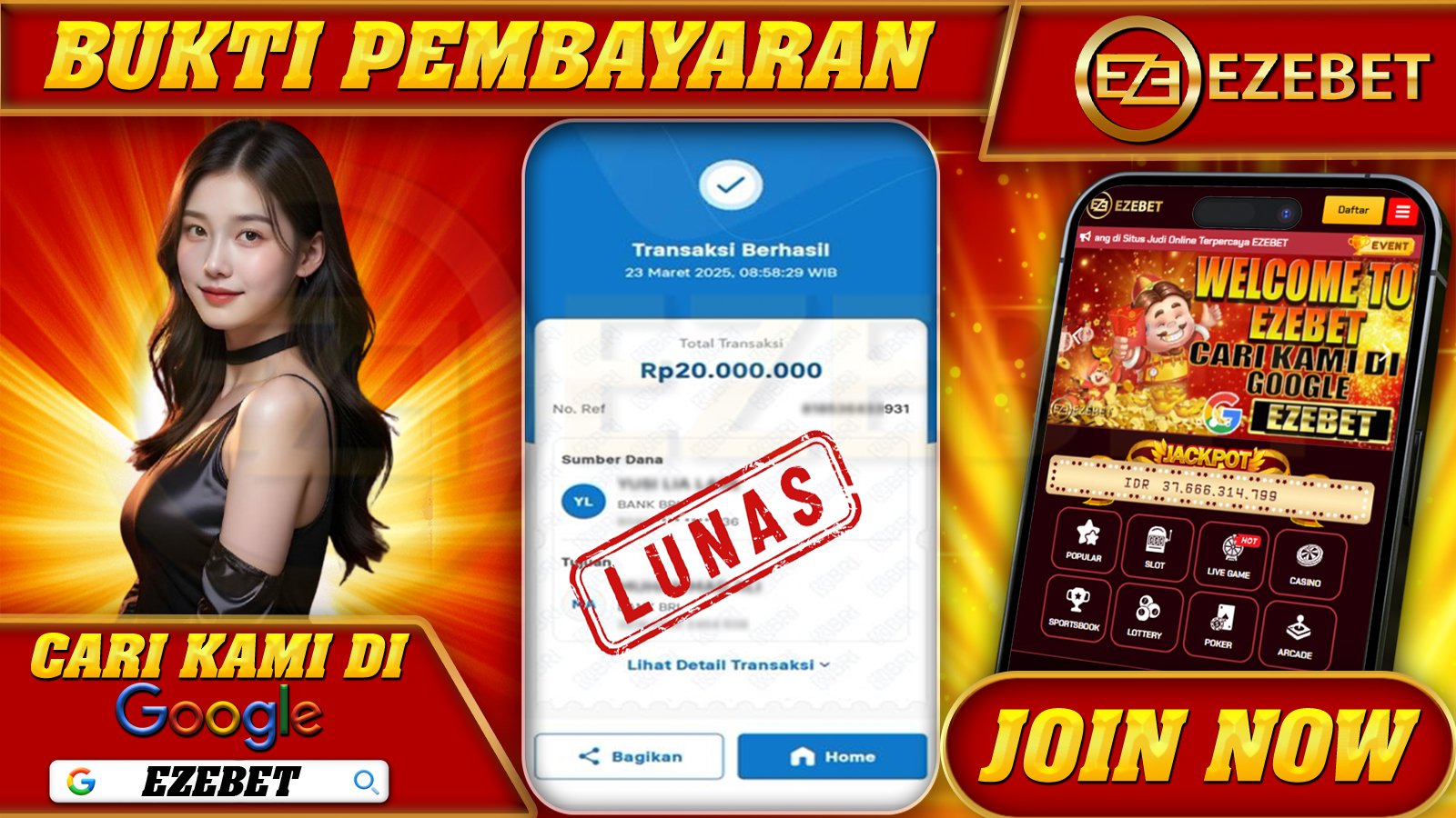 EZEBET KEMENANGAN MEMBER SETIA SLOT GAMES DRAGON HATCH Rp. 20.000.000,- LUNAS