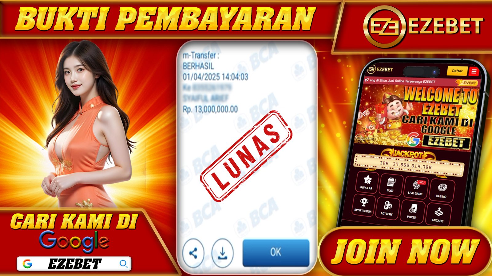 EZEBET KEMENANGAN MEMBER SLOT GAMES TREASURES OF AZTEC Rp. 13.000.000,- LUNAS