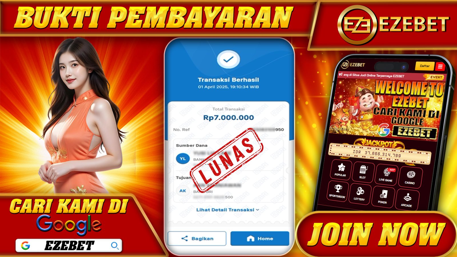 EZEBET KEMENANGAN MEMBER SLOT GAMES MAHJONG WAYS Rp. 7.000.000,- LUNAS