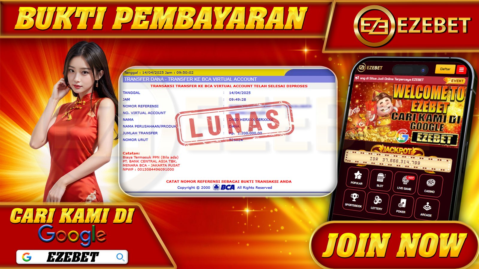 EZEBET KEMENANGAN MEMBER SLOT GAME SHARK HUNTER Rp. 1.200.000,- LUNAS