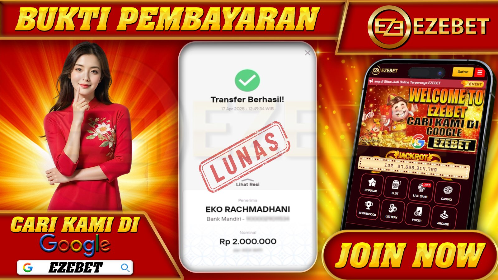 EZEBET KEMENANGAN MEMBER SLOT GAME TREASURES OF AZTEC Rp. 2.000.000,- LUNAS