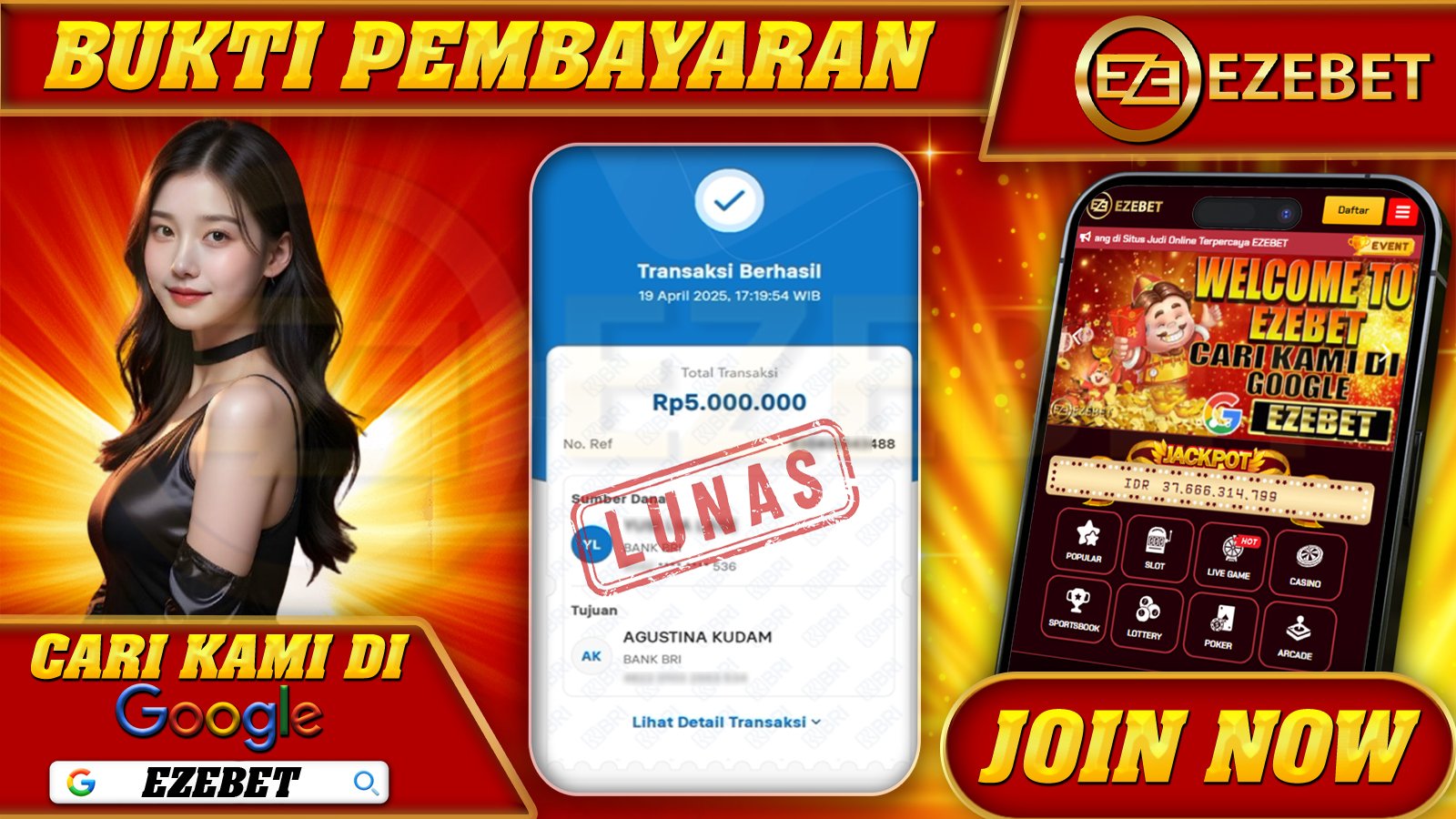 EZEBET KEMENANGAN MEMBER SLOT GAME GATES OF OLYMPUS 1000 2 Rp. 5.000.000,- LUNAS