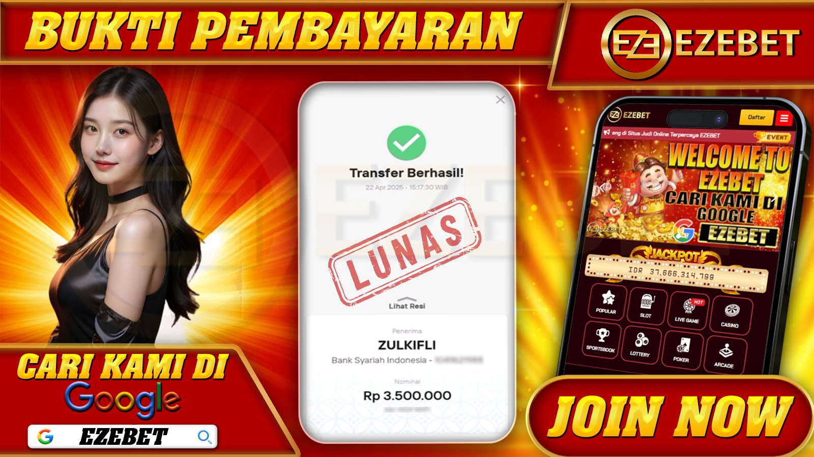 EZEBET KEMENANGAN MEMBER SLOT GAME WILD BOUNTY SHOWDOWN Rp. 3.500.000,- LUNAS