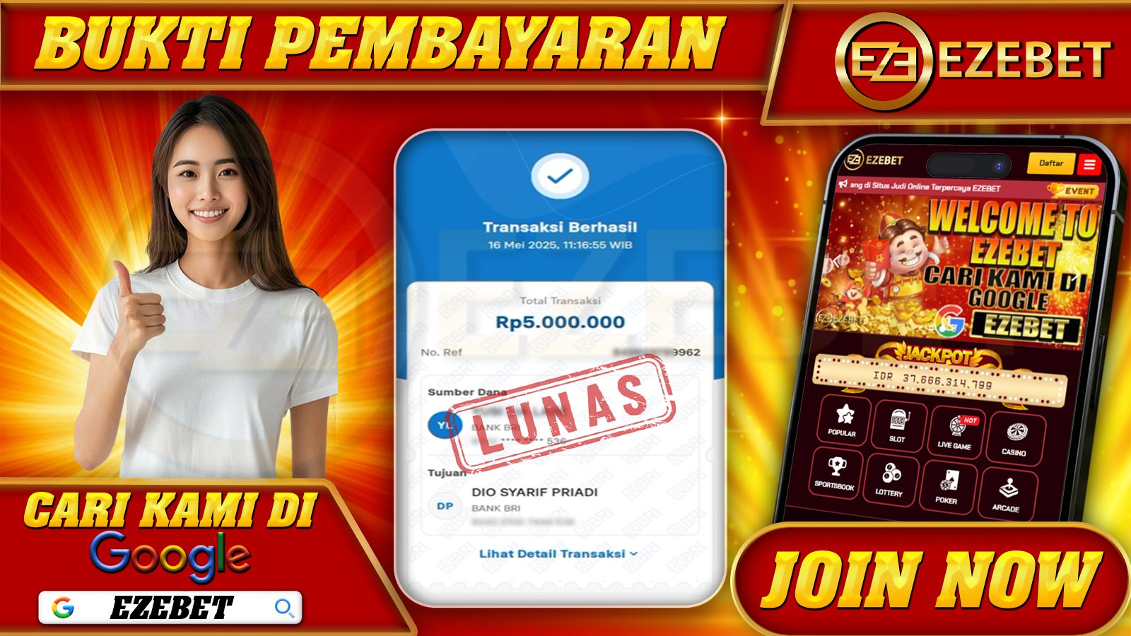 EZEBET KEMENANGAN MEMBER SLOT GAMES WILD BOUNTY SHOWDOWN Rp. 5.000.000,- LUNAS